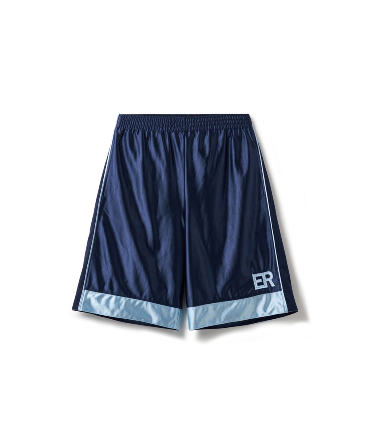 에르에르(ERER) [UN] Applique Basketball Pants Navy