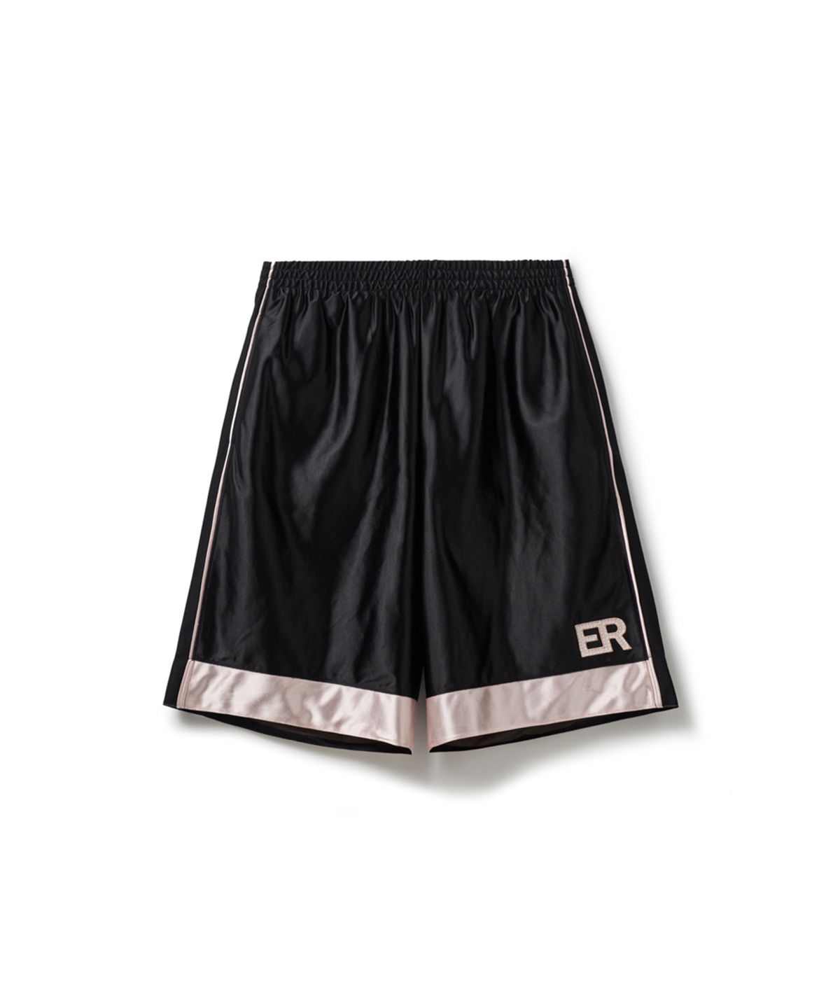 에르에르(ERER) [UN] Applique Basketball Pants Black