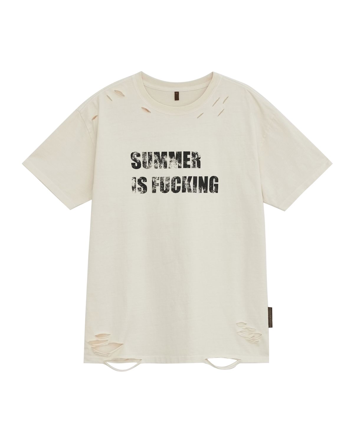 데프가먼츠(DEFGARMENTS) PIG SUMMER T-SHIRTS [IVORY]