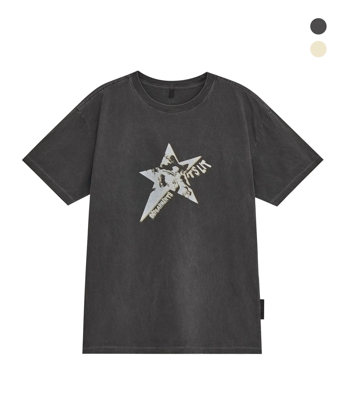데프가먼츠(DEFGARMENTS) PIG ROCK T-SHIRTS [2COLOR]