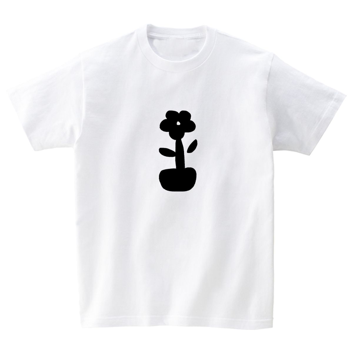 어썸어스(AWESOMEUS) BLACK FLOWERS T-SHIRTS_4COLOR