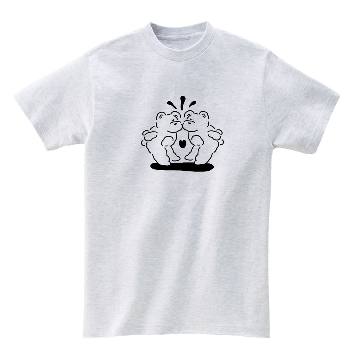 어썸어스(AWESOMEUS) Bears kiss T-SHIRTS_4COLOR