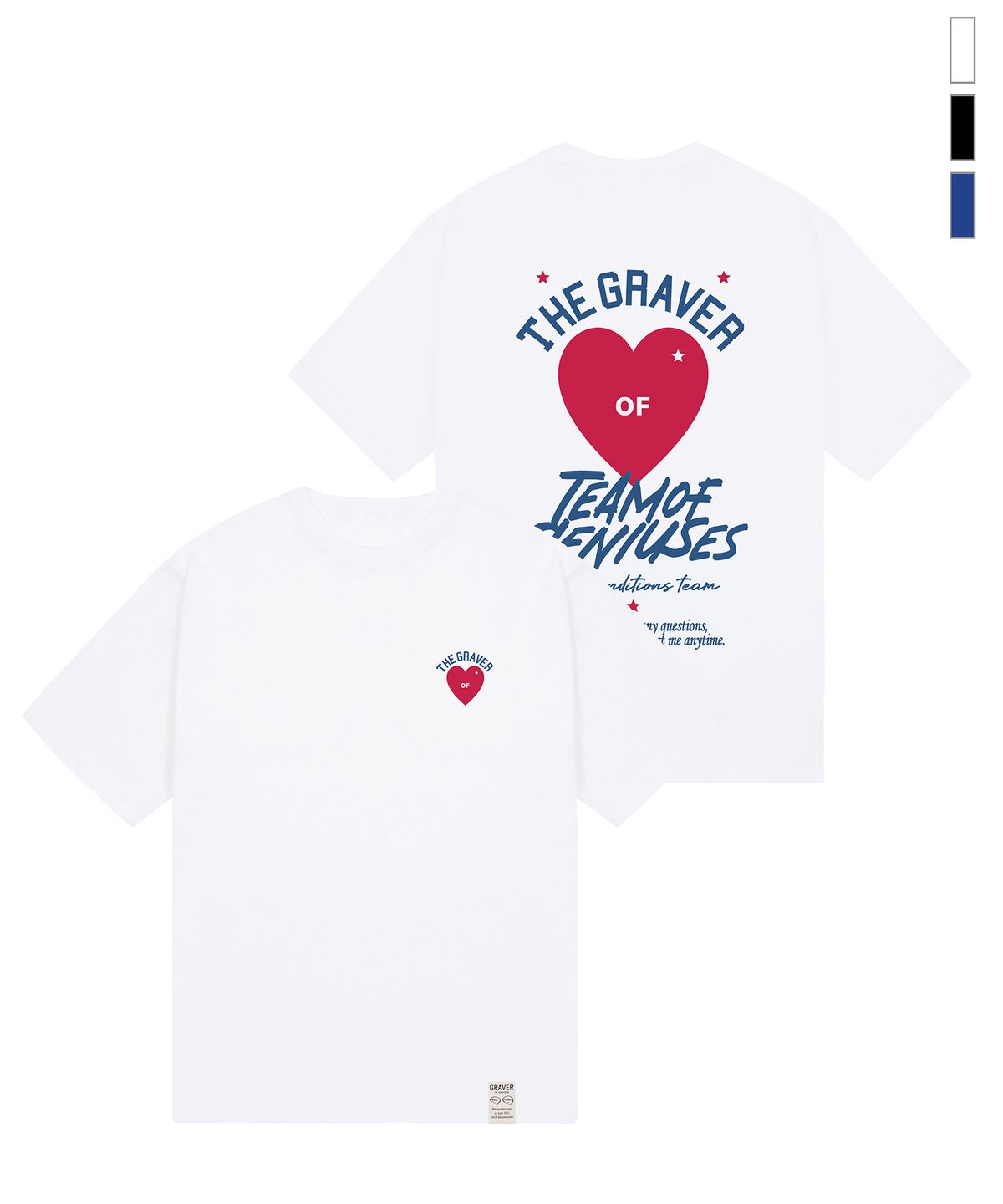 그레이버(GRAVER) [UNISEX]T.O.G 반팔티_3color