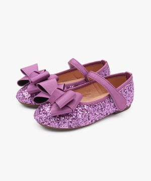 트리플 리본 여아 구두