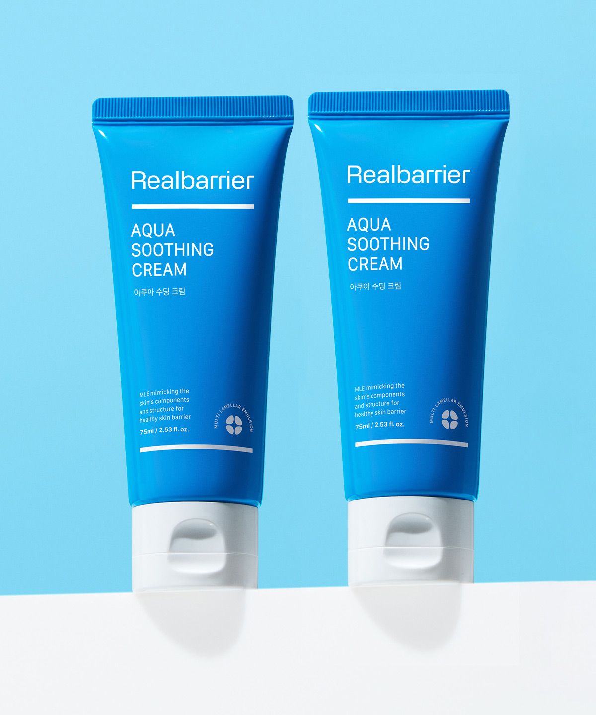 리얼베리어(REAL BARRIER) 아쿠아 수딩 크림 75ML X 2개