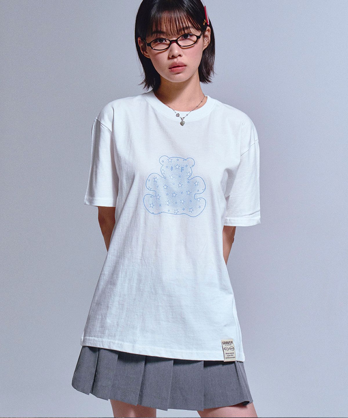 그레이버(GRAVER) [UNISEX]CALL BEAR 반팔티_2color