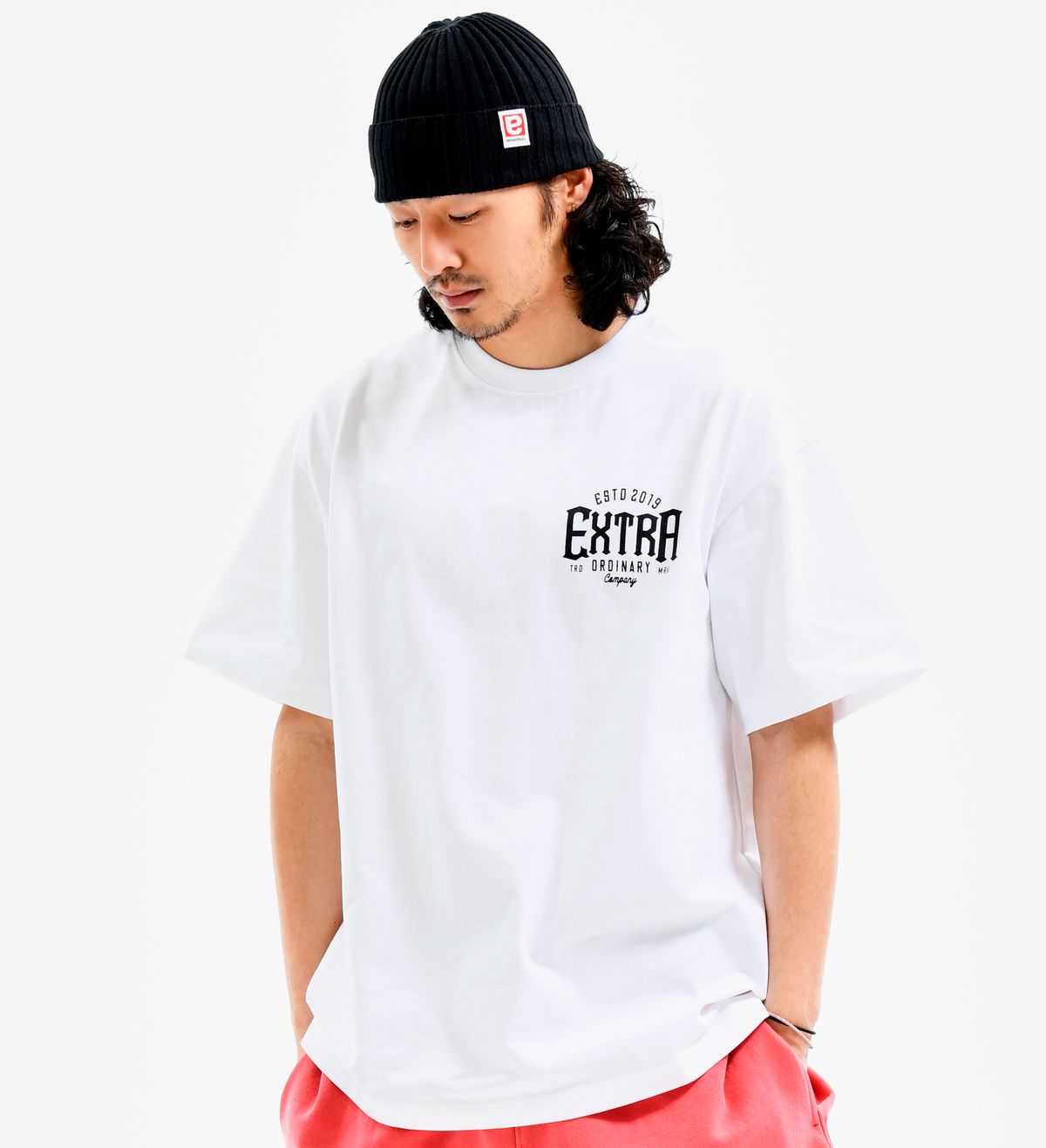 엑스트라오디너리(EXTRAORDINARY) ESTABLISHED 2019 TEE OFF WHITE
