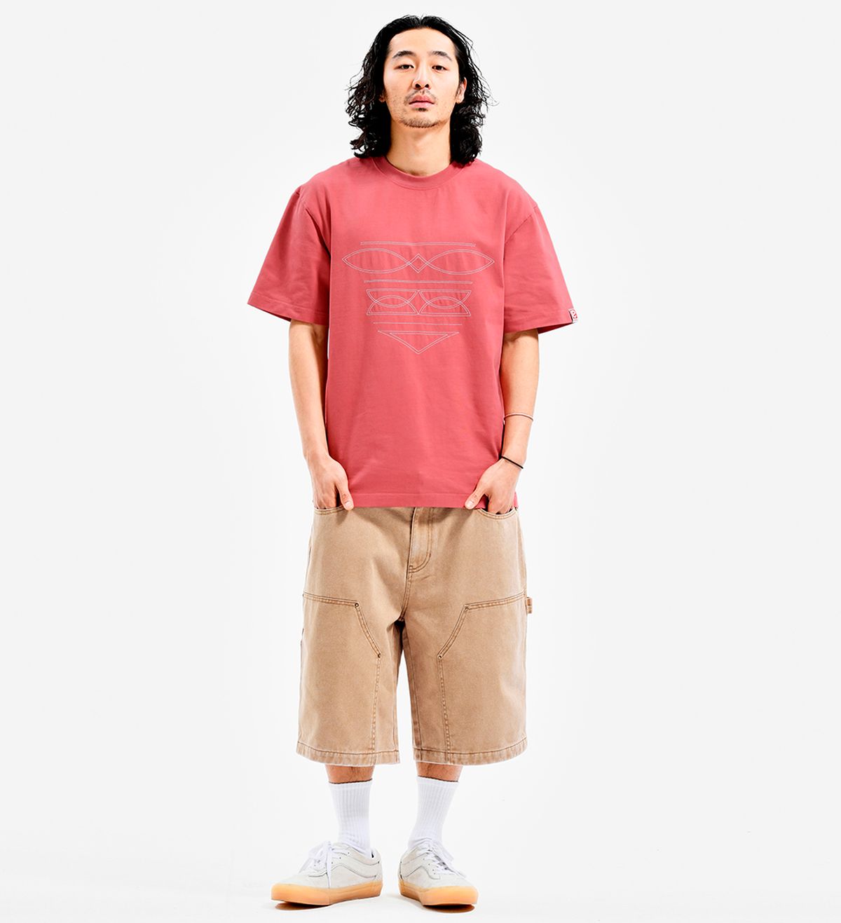 엑스트라오디너리(EXTRAORDINARY) WESTERN STITCH TEE RED