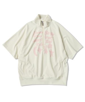 져지 하프넥 아노락 아이보리