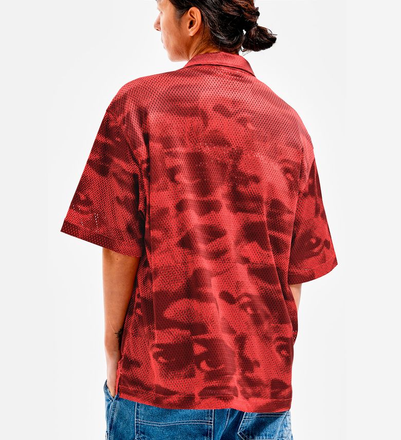 EYES MESH SHIRTS RED