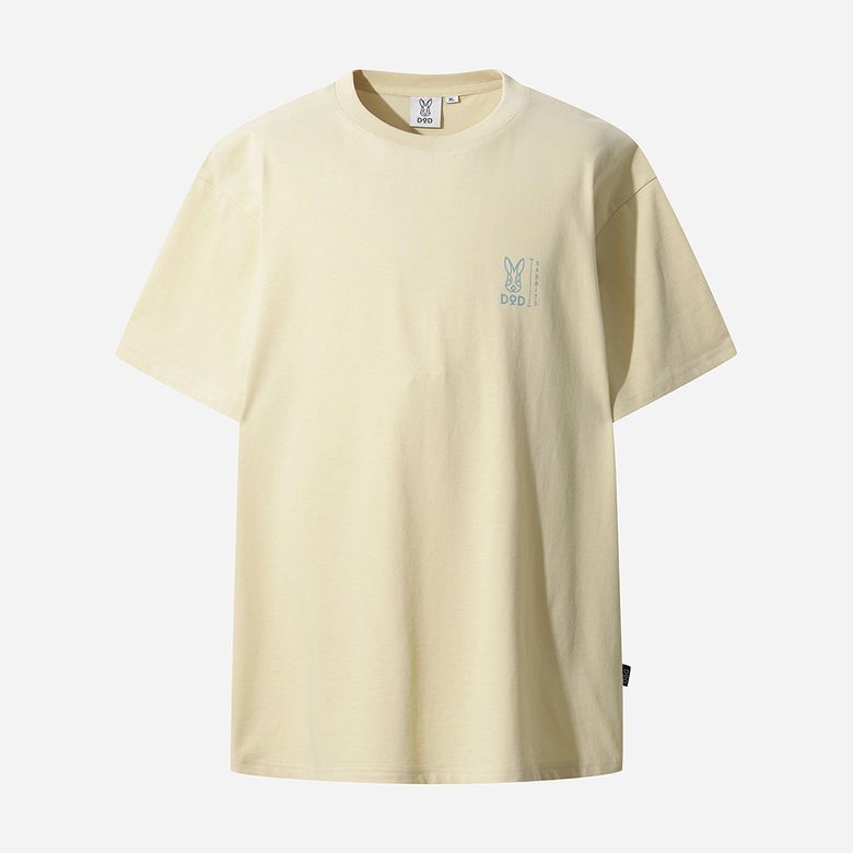 에이드 그래픽 반팔 티셔츠 (BEIGE)