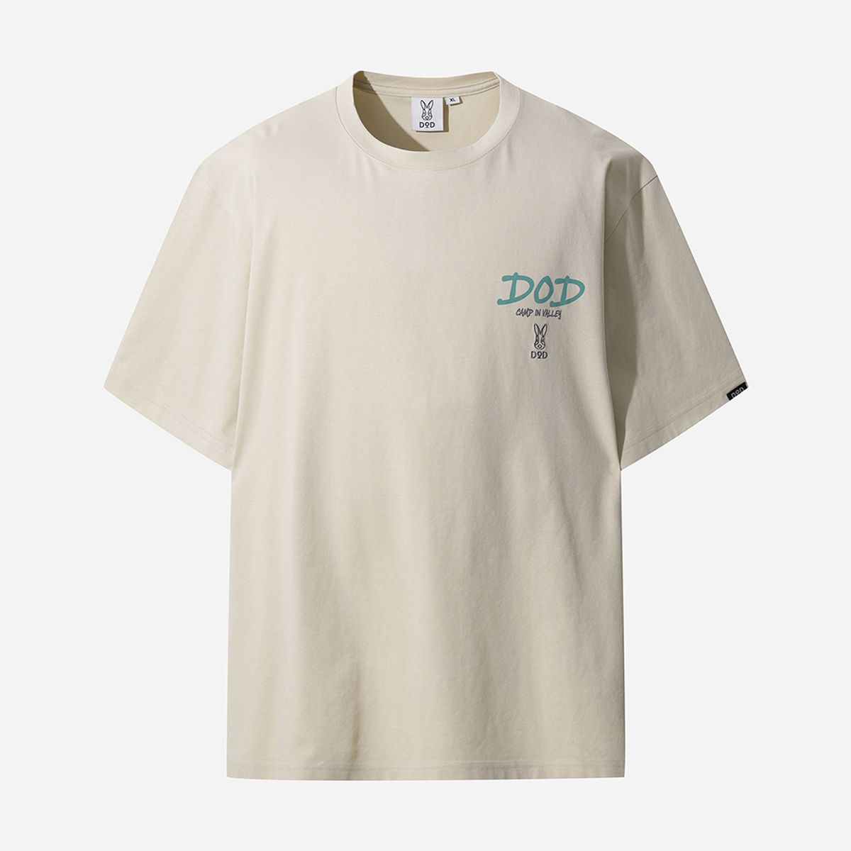 디오디(DOD) 소로나 백그래픽 반팔 티셔츠 남자(L.BEIGE)