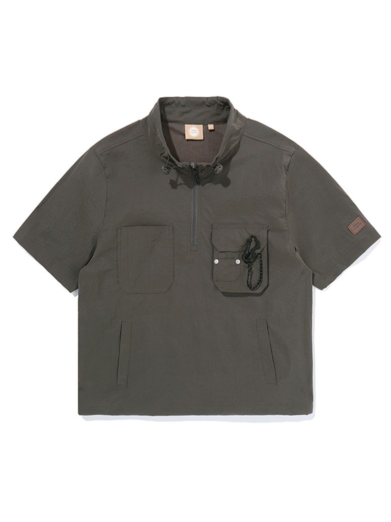W 더블 포켓 아노락_Khaki