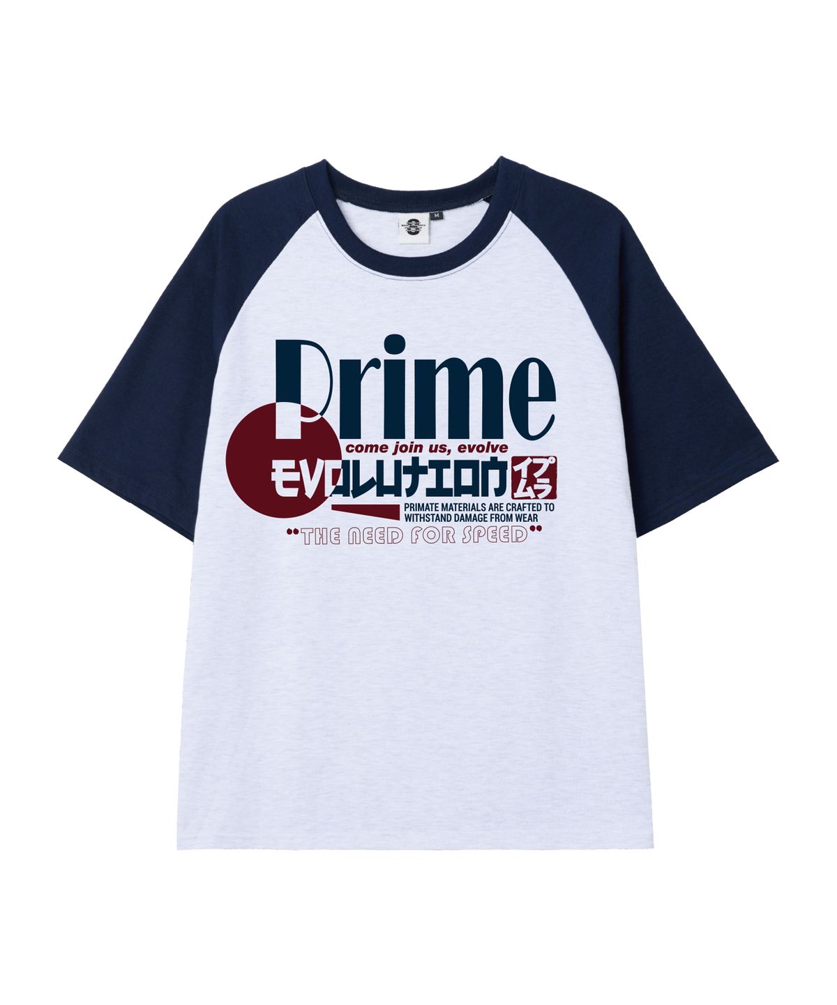 프라임에이트(PRIMATE) VK 오버핏 래글런 반팔티셔츠 5 COLORS