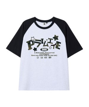 SUGAR 오버핏 래글런 반팔티셔츠 5 COLORS