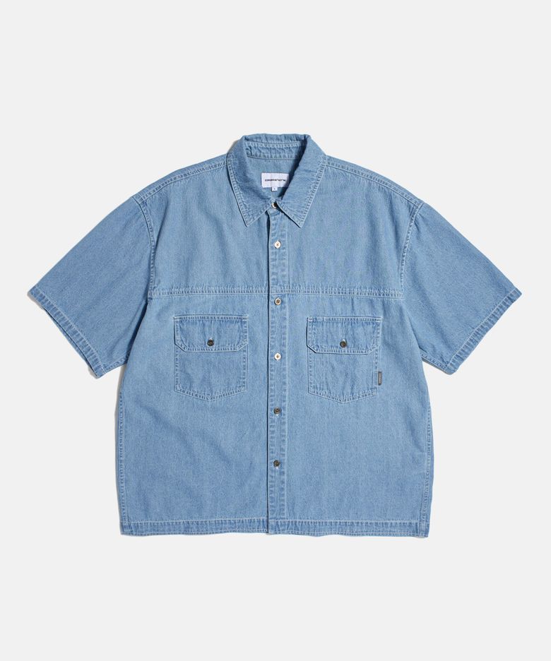 Denim Trucker S/S Shirt Light Indigo