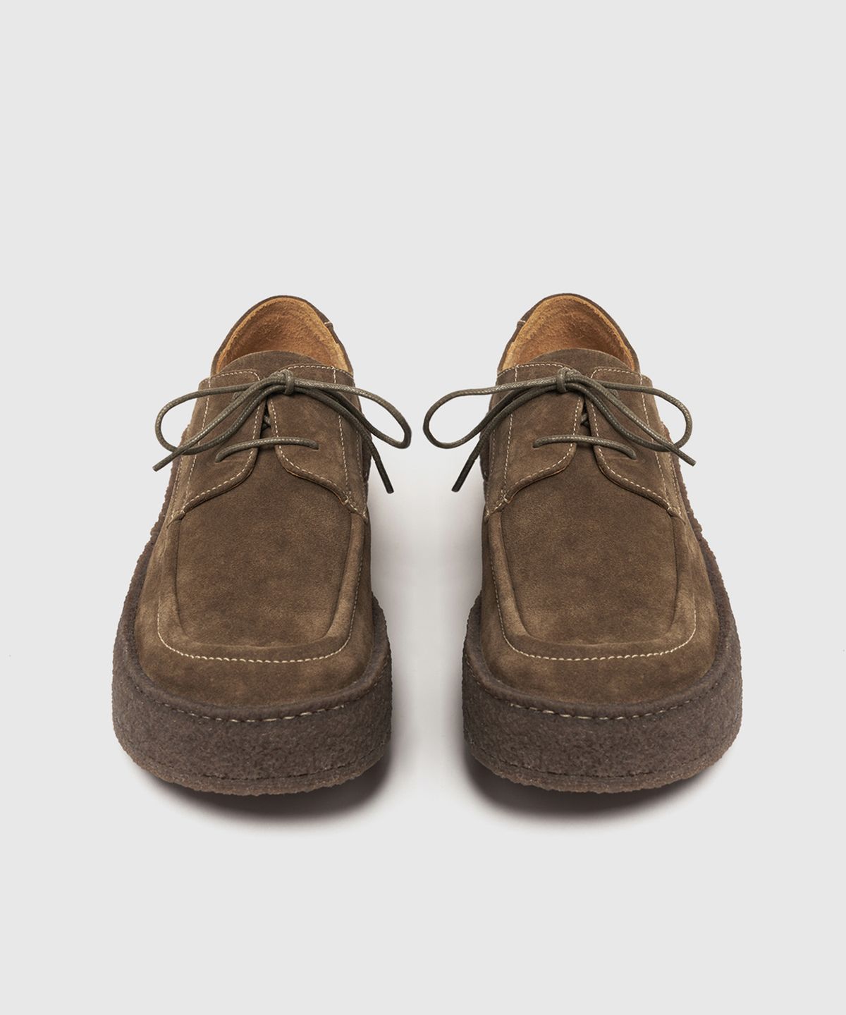 로스트가든(LOSTGARDEN) UNIFORM Crepe Derby Brown