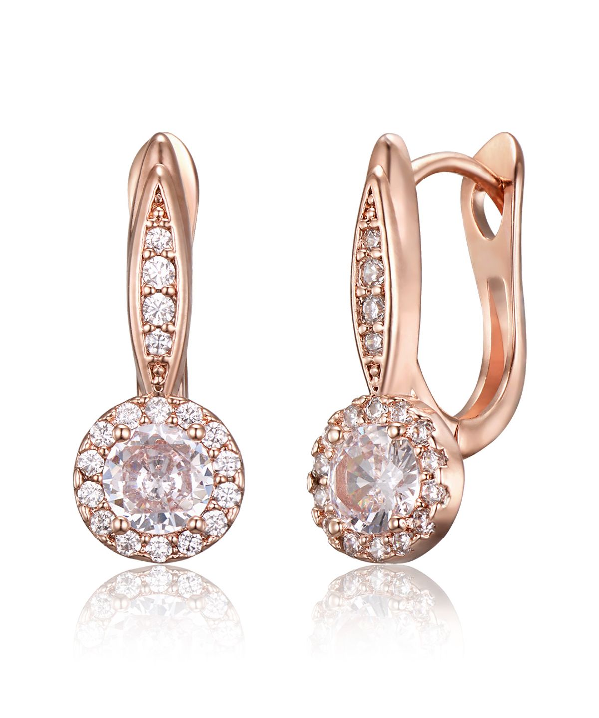 가이거주얼리(GEIGERJEWELRY) 14K GF 볼드 써클 스톤 귀걸이 GIGFEE007