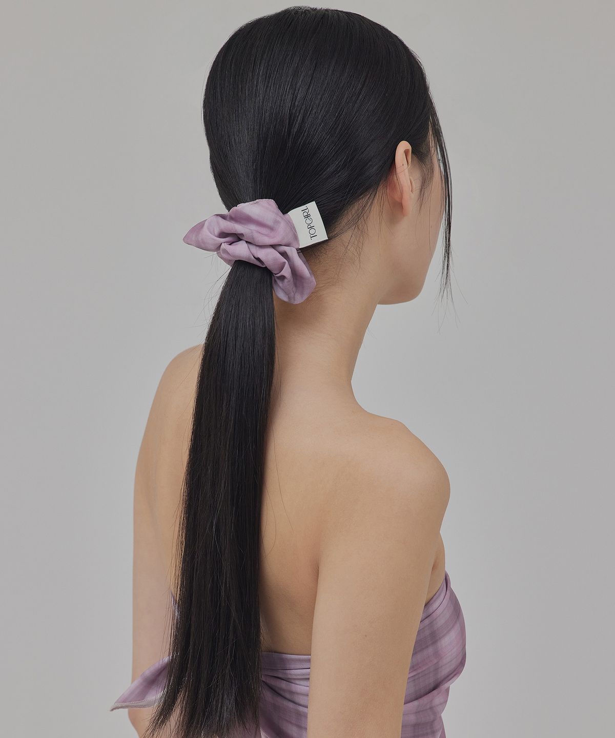 탑걸(TOPGIRL) SILKY PLAID SCRUNCHIE_T516AC100