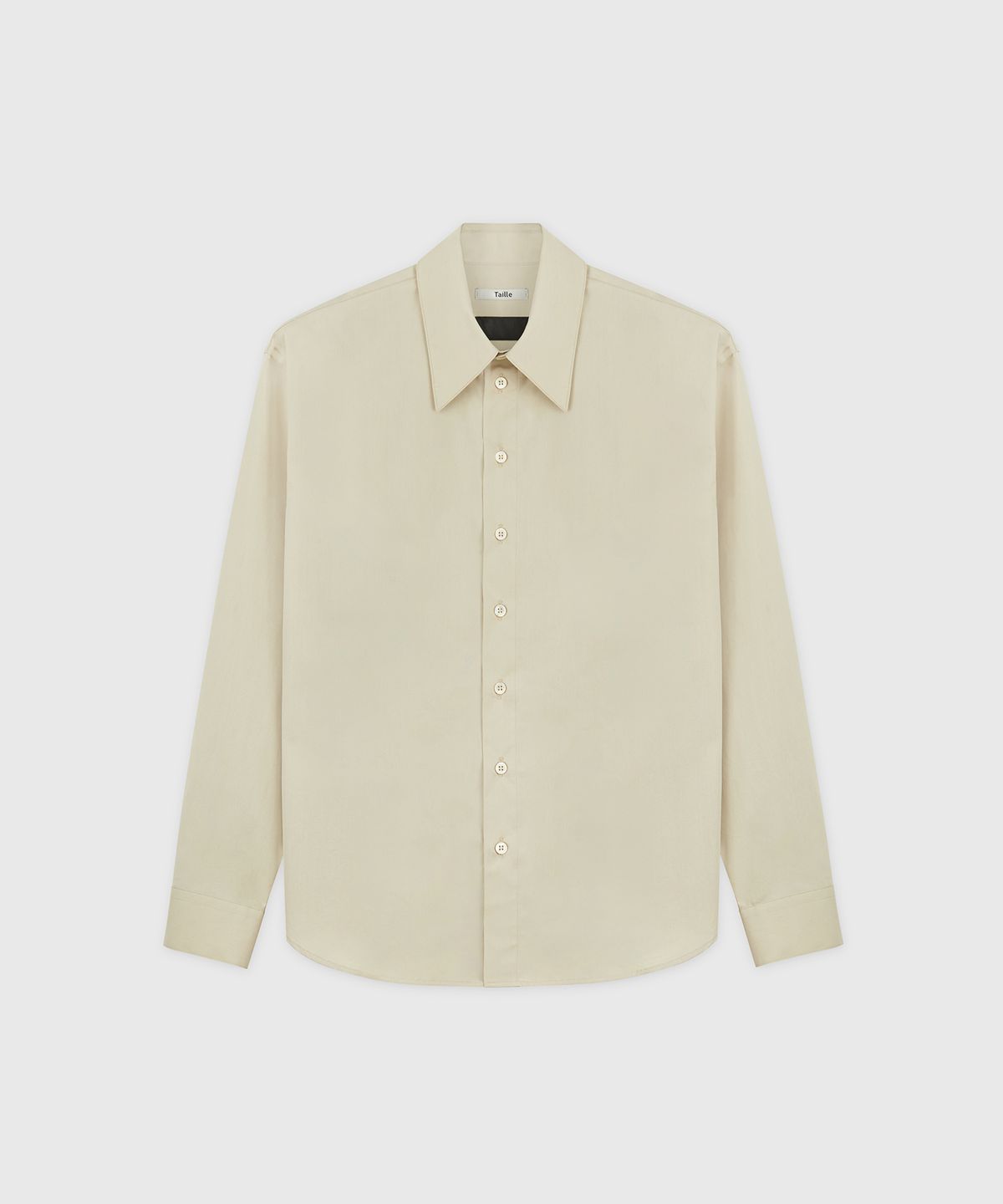 타일레(TAILLE) BARI COTTON POPLIN BOY SHIRT HAVANA