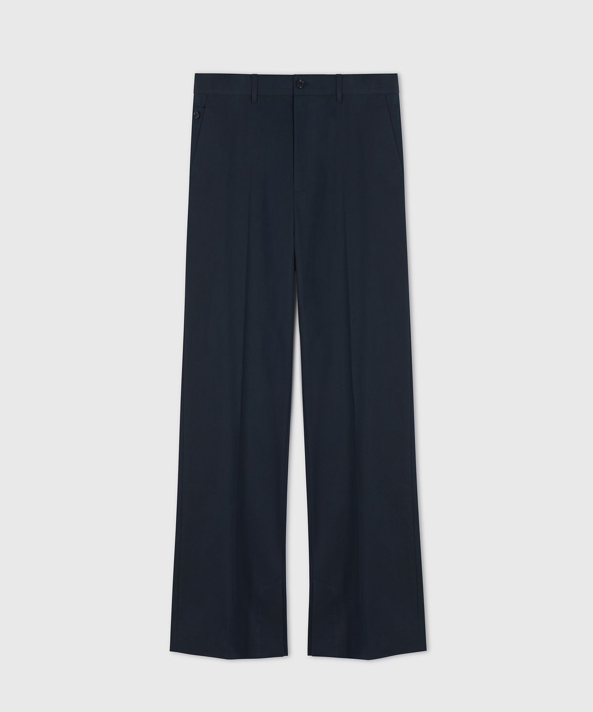 타일레(TAILLE) RIALTO SPLIT HEM TROUSERS DARK NAVY
