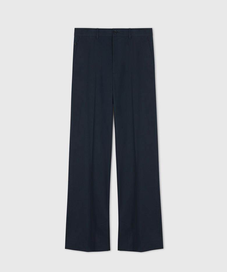 RIALTO SPLIT HEM TROUSERS DARK NAVY