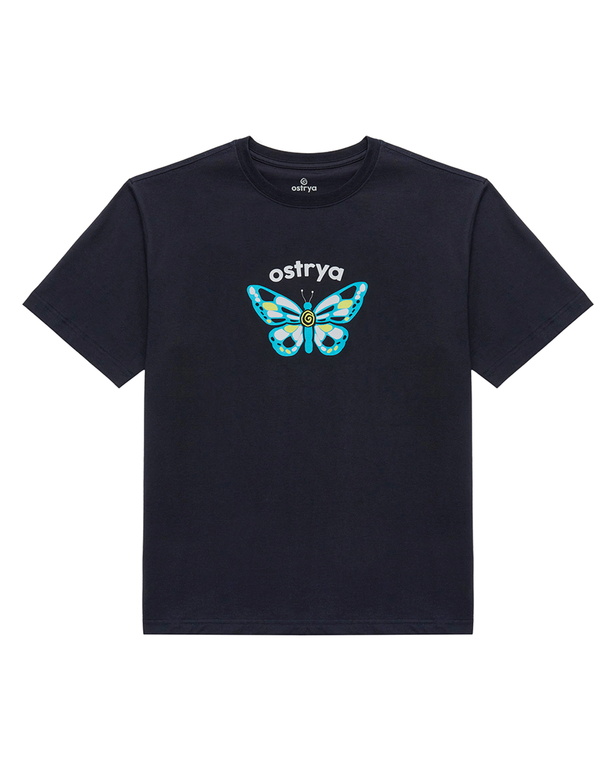 오스트리야(OSTRYA) Fly Away Heavy Du-Tee Washed Black