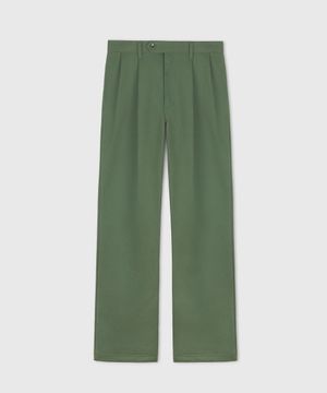 PORTER WEATHERED CHINO TROUSERS PATINA MOSS