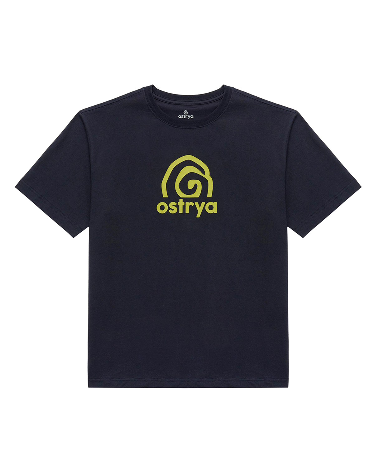 오스트리야(OSTRYA) Rising Swirl Heavy Du-Tee Washed Black