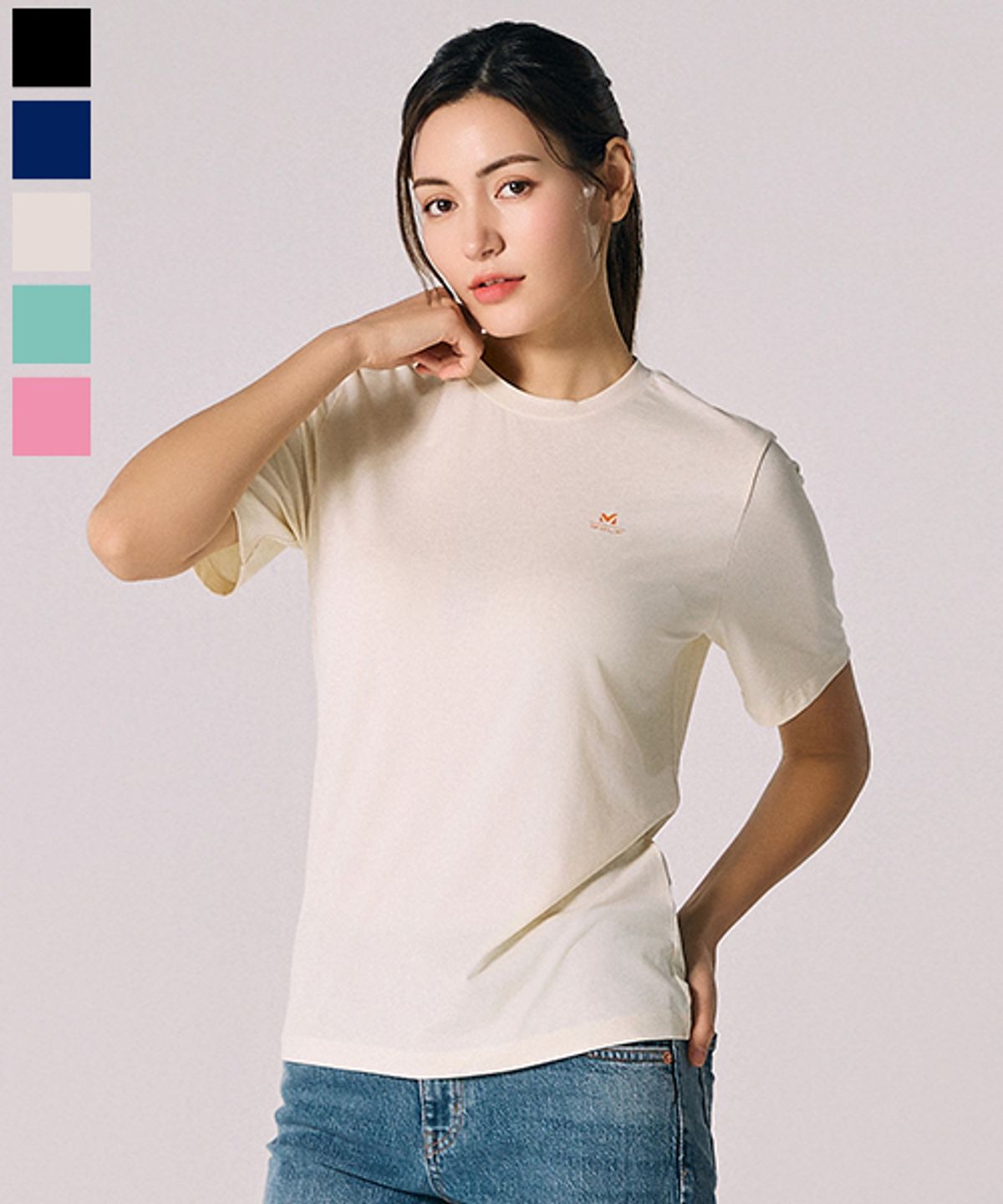 밀레골프(MILLET GOLF) 스트레치 져지 반팔티셔츠 여성 5color