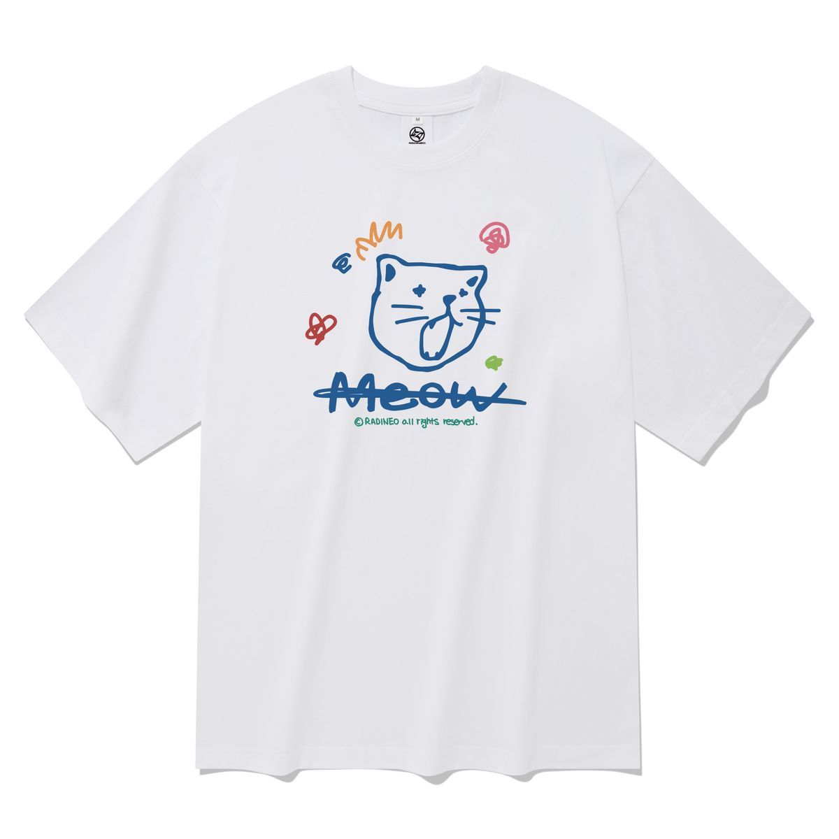 라디네오(RADINEO) 벨로우 반팔 티셔츠 화이트