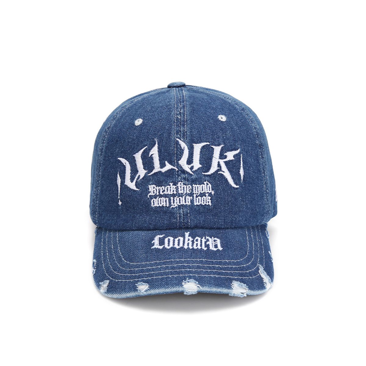 유룩(ULUK) 유룩 노아 워싱 데님 볼캡_classic denim