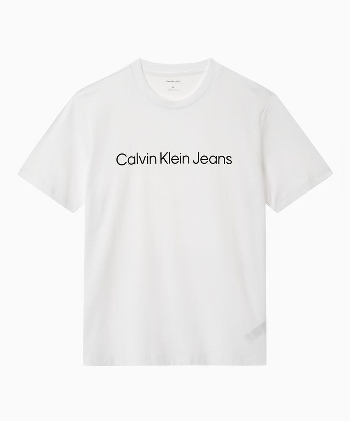 캘빈클라인 진(CALVIN KLEIN JEANS) 레귤러핏 인스티튜셔널 로고 반팔 티셔츠 4RAB810 YAA