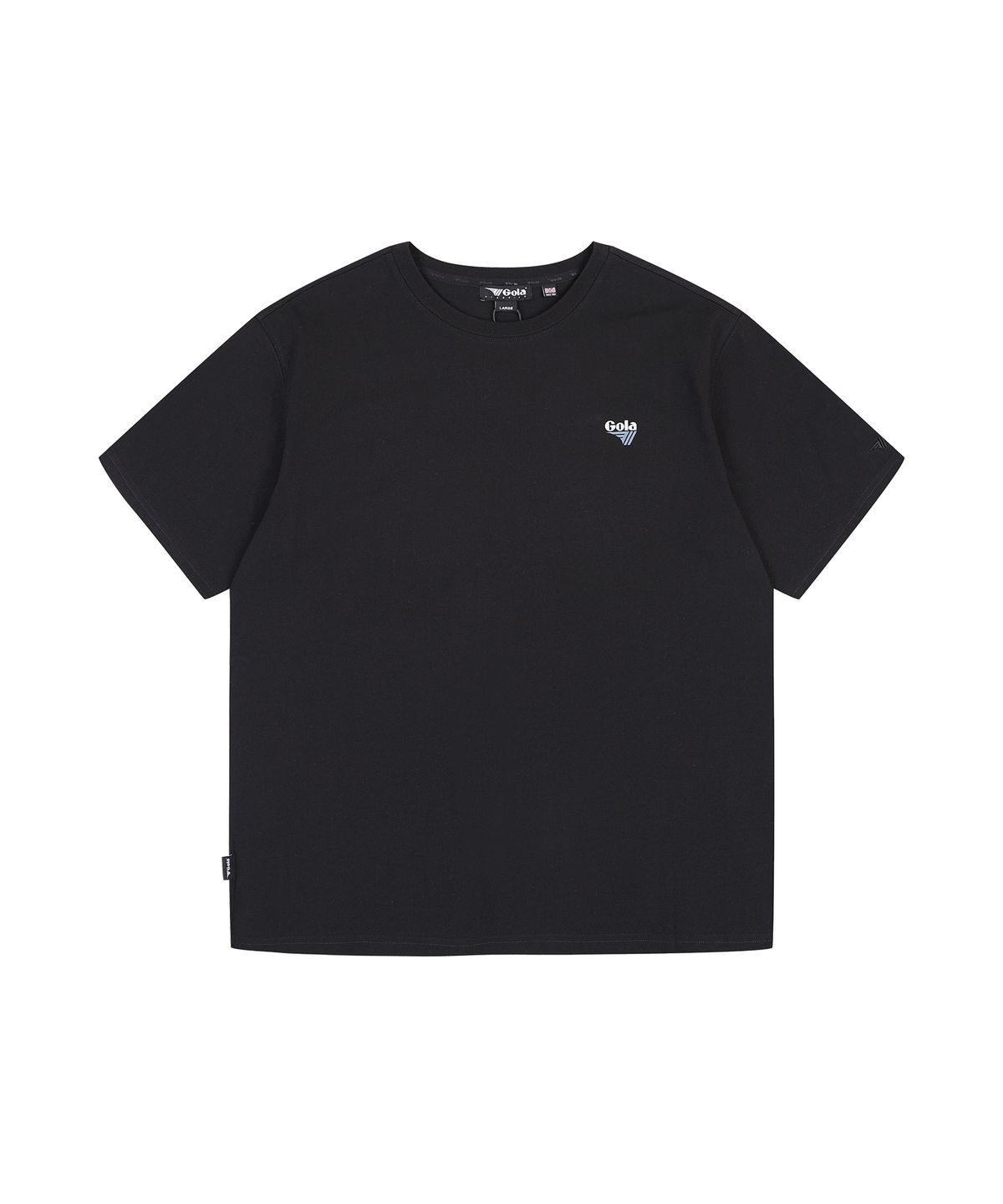 골라(GOLA) ESSENTIAL SMALL LOGO T-SHIRTS [BLACK]