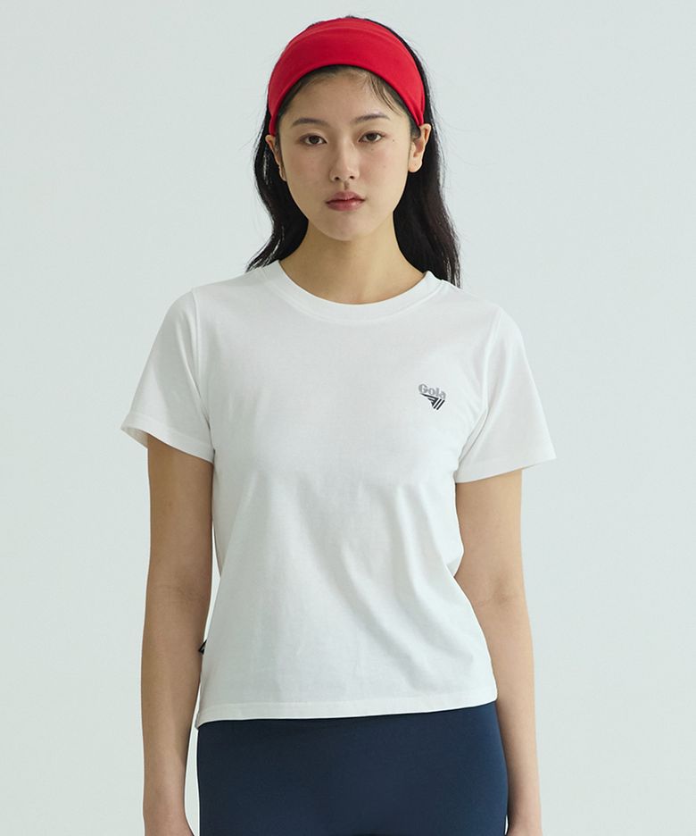 ESSENTIAL SMALL LOGO T-SHIRTS [WHITE]