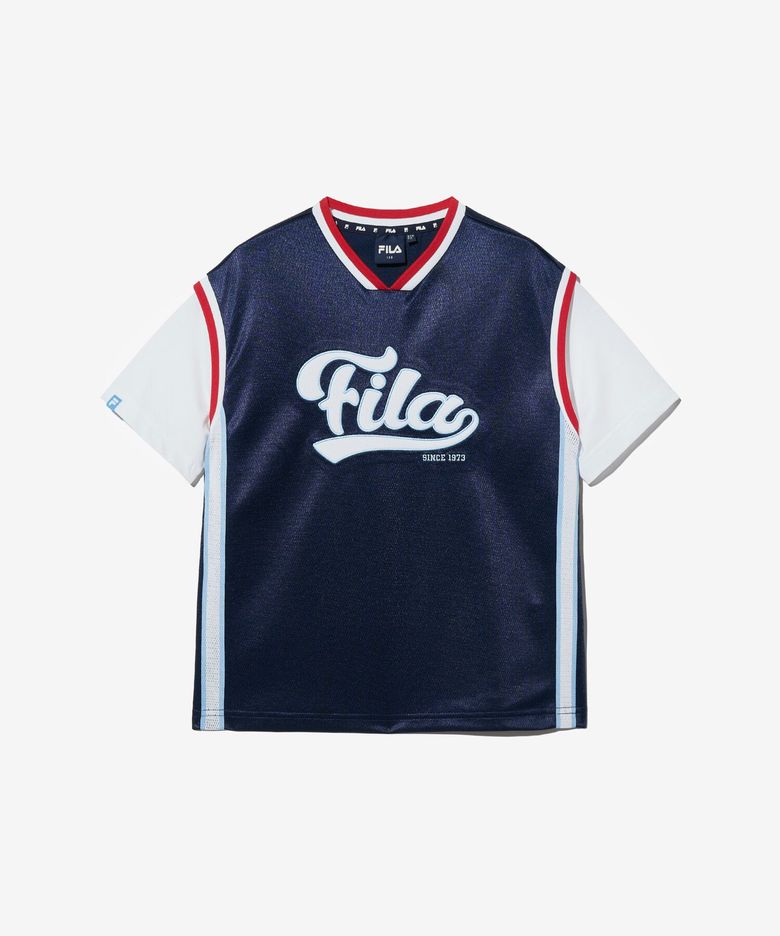 배스킷볼 FILA 티셔츠