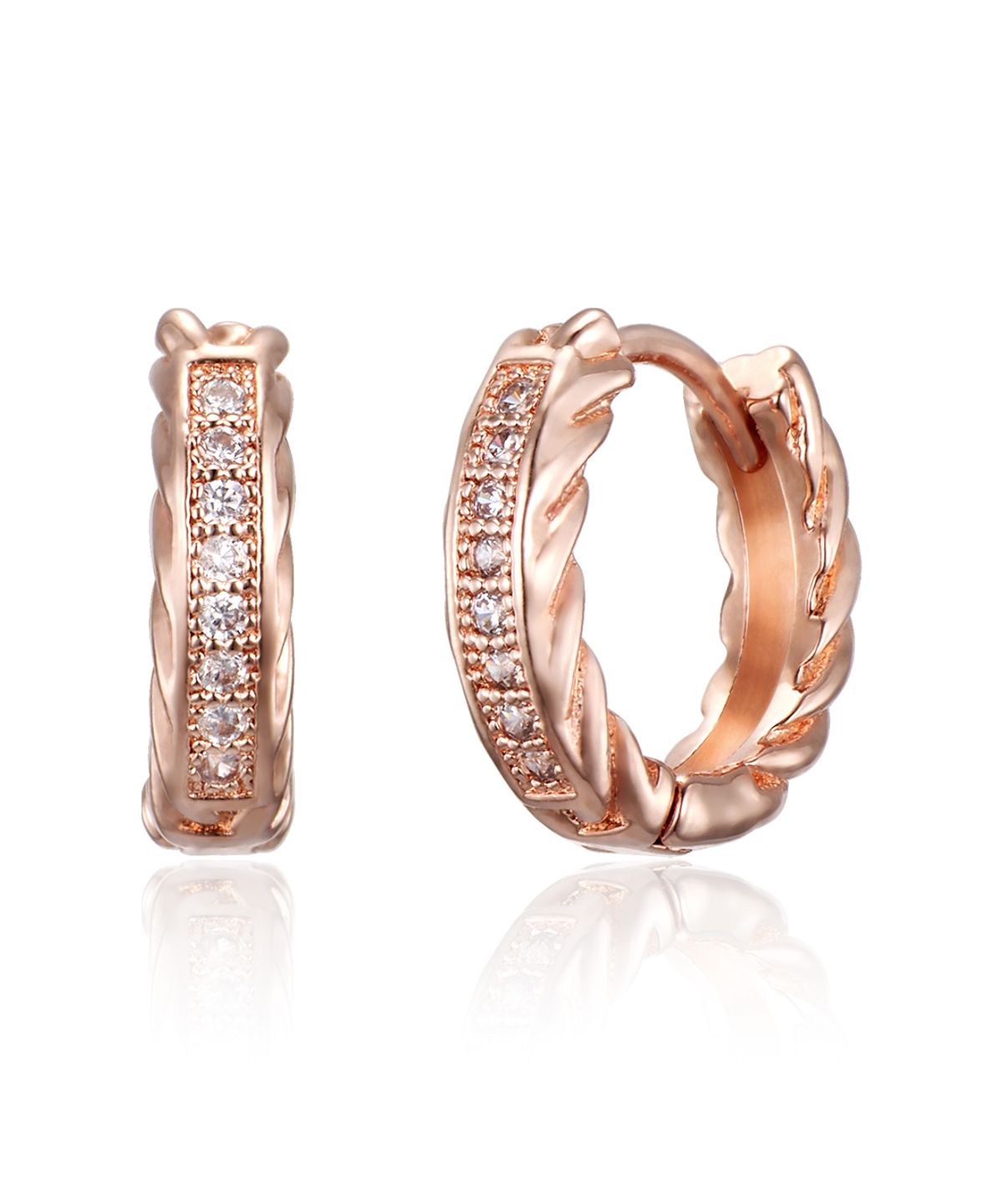 가이거주얼리(GEIGERJEWELRY) 14K GF 심플 트위스트 원터치 귀걸이 GIGFEE002