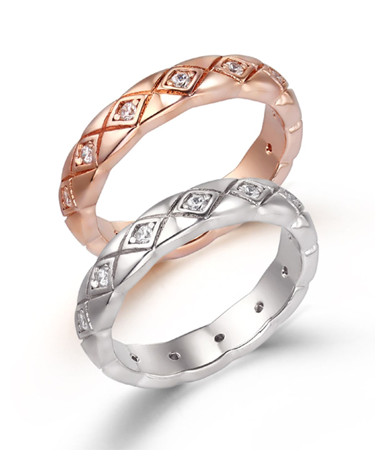 가이거주얼리(GEIGERJEWELRY) 퀼팅 스톤 포인트 반지 GIBRWR001