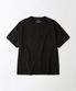 HENLEY NECK HALF SLEEVE TEE_BLACK