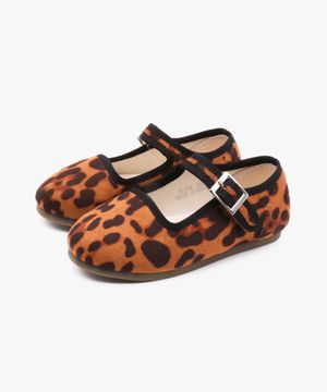 애니멀 패턴 여아 메리제인