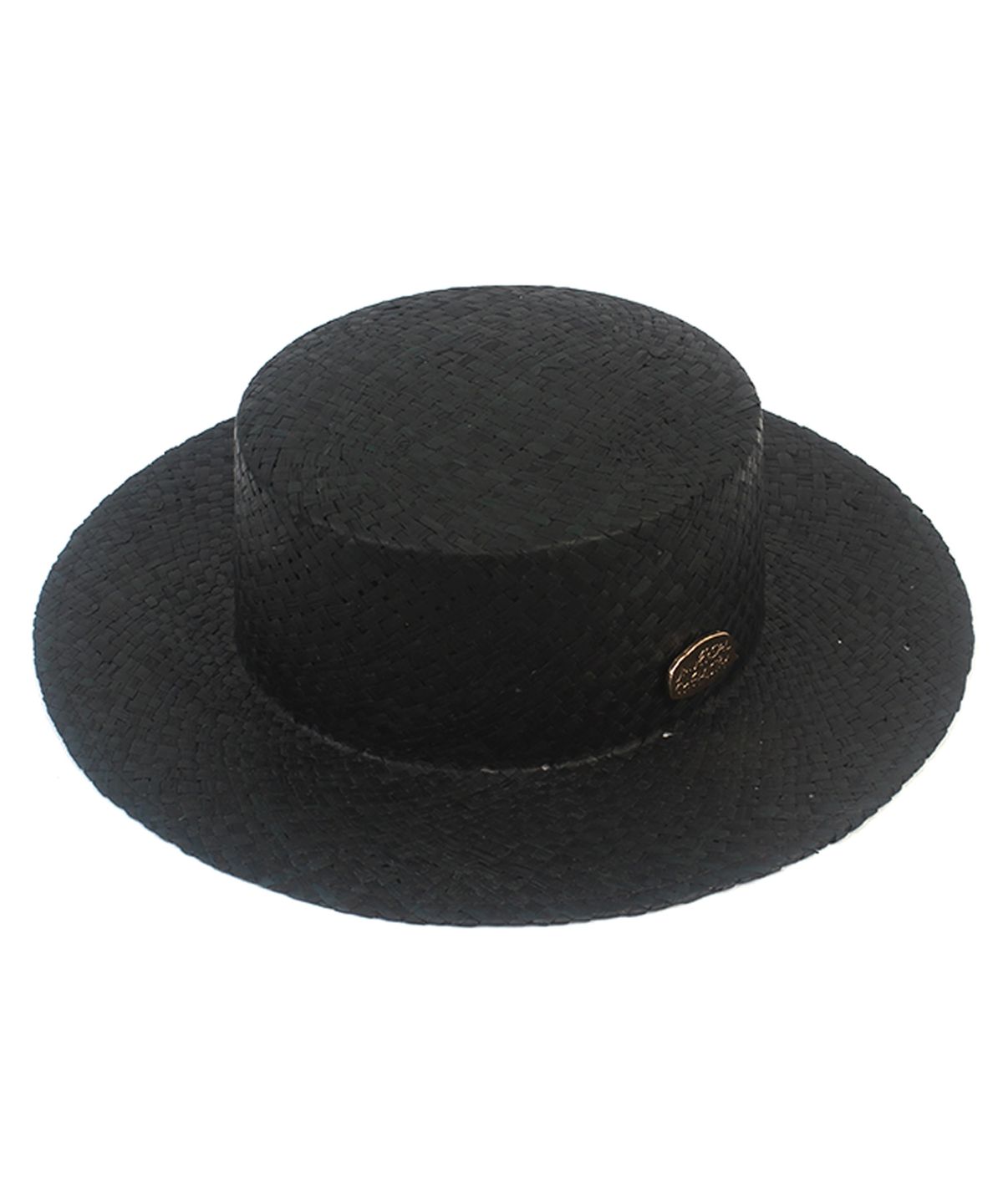 유니버셜 케미스트리(UNIVERSAL CHEMISTRY) Bahama Simple Black Panama Hat 파나마햇