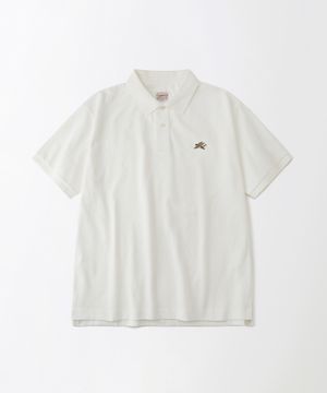 MIGHTY TIGER PK COLLAR TEE_WHITE
