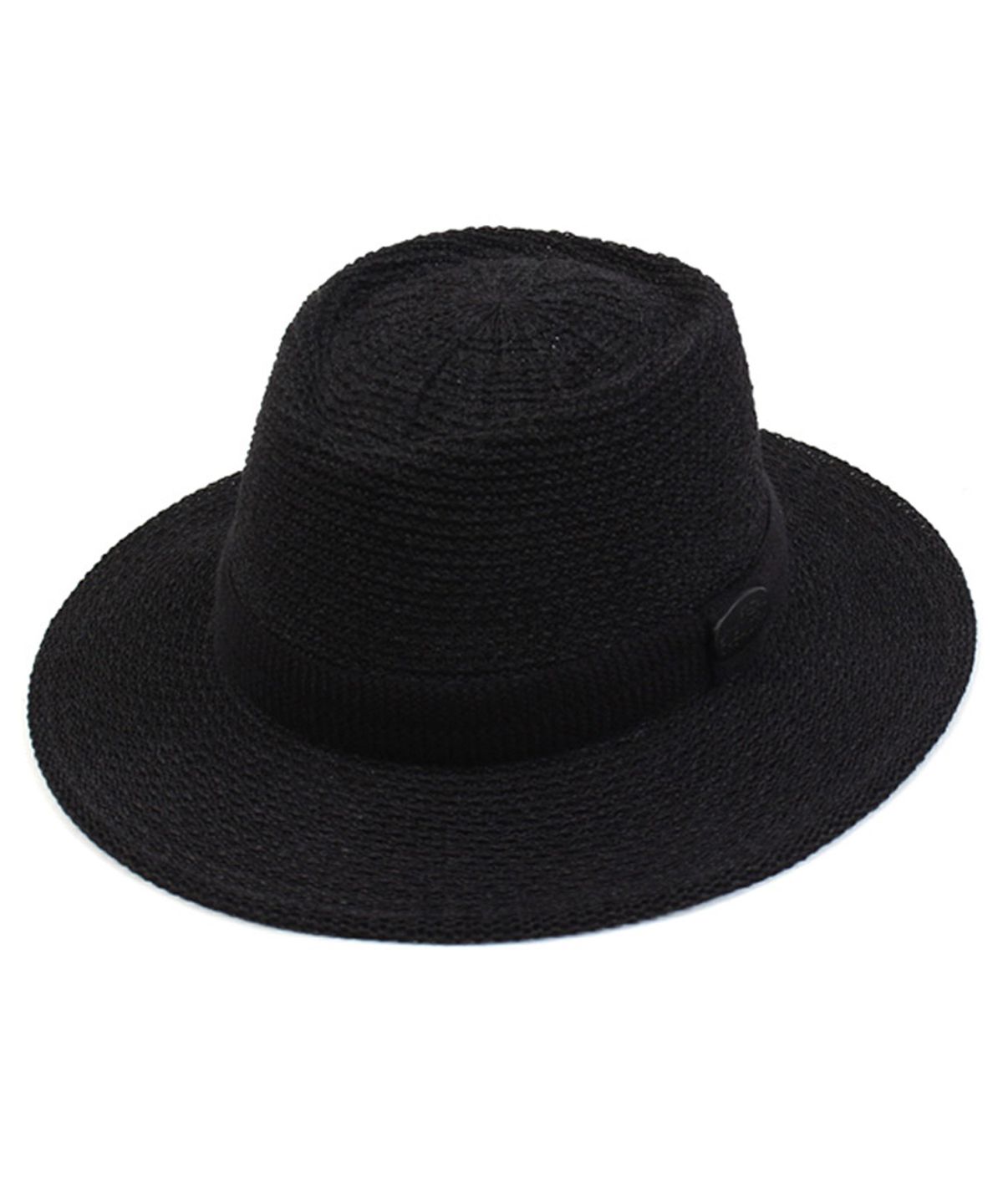 유니버셜 케미스트리(UNIVERSAL CHEMISTRY) Black Short Knit Fedora 여름페도라