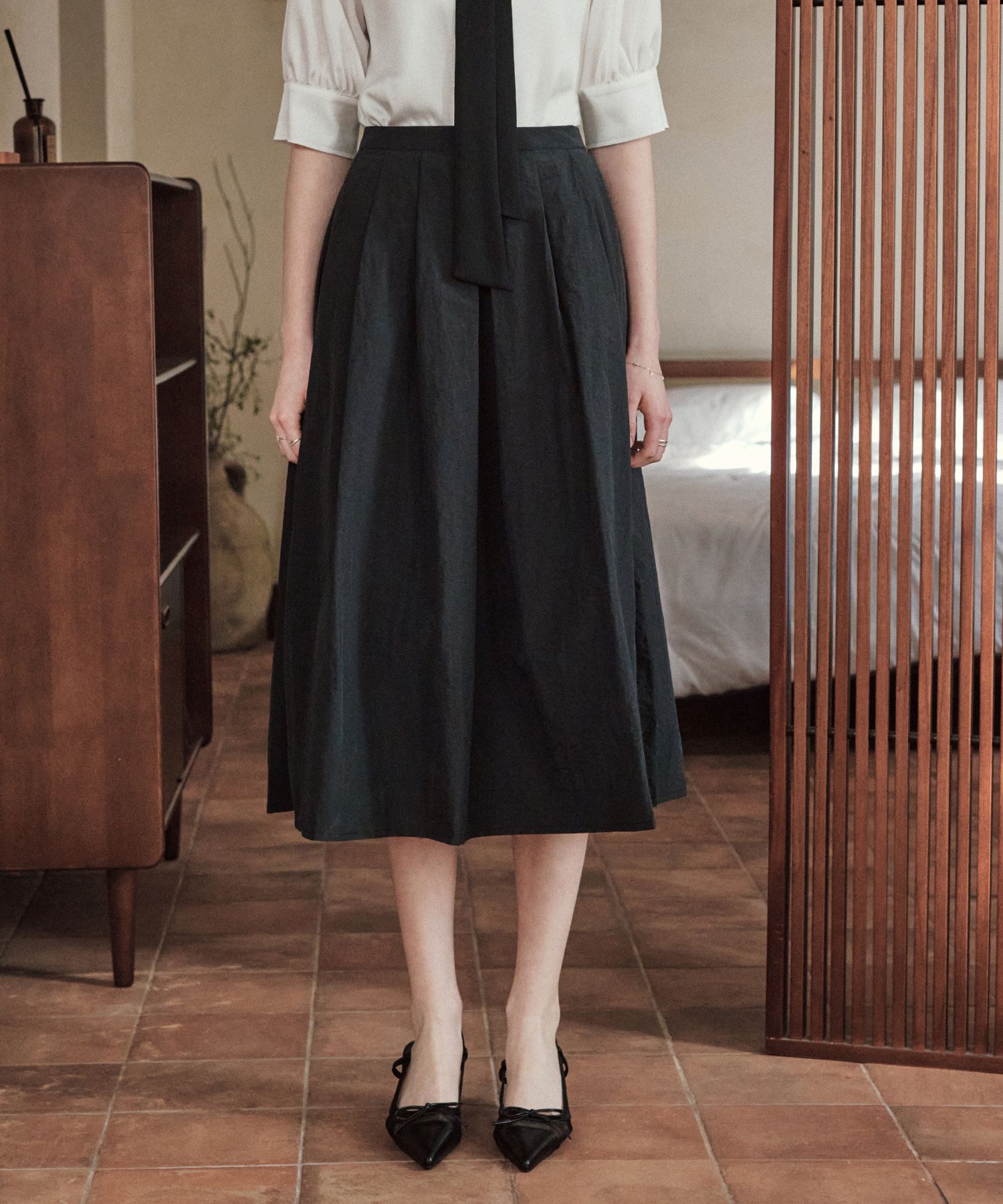 Shop Midi Skirts at MUSINSA