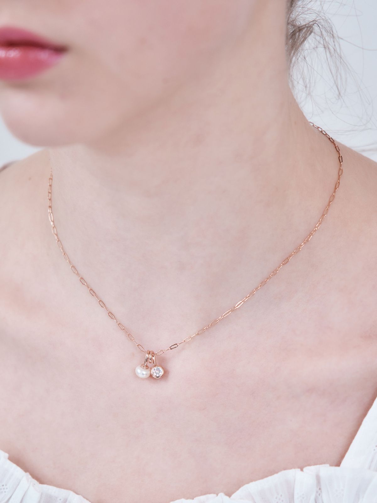 엘르주얼리(ELLEJEWELRY) 천연 담수 진주 목걸이 ELBRNN229