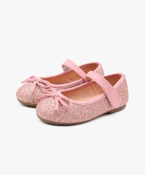 샌드 글리터 여아 구두