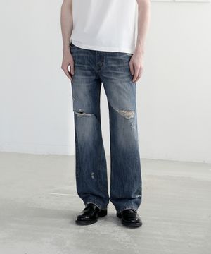 M266 빈티지 데님 팬츠_진청