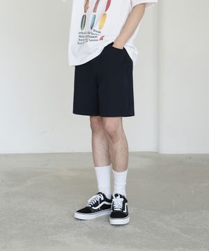 M264 코튼 숏 팬츠_네이비