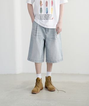 M261 턱 버뮤다 팬츠_연청