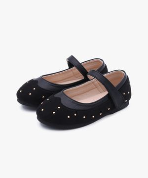 골드 도트 여아 구두